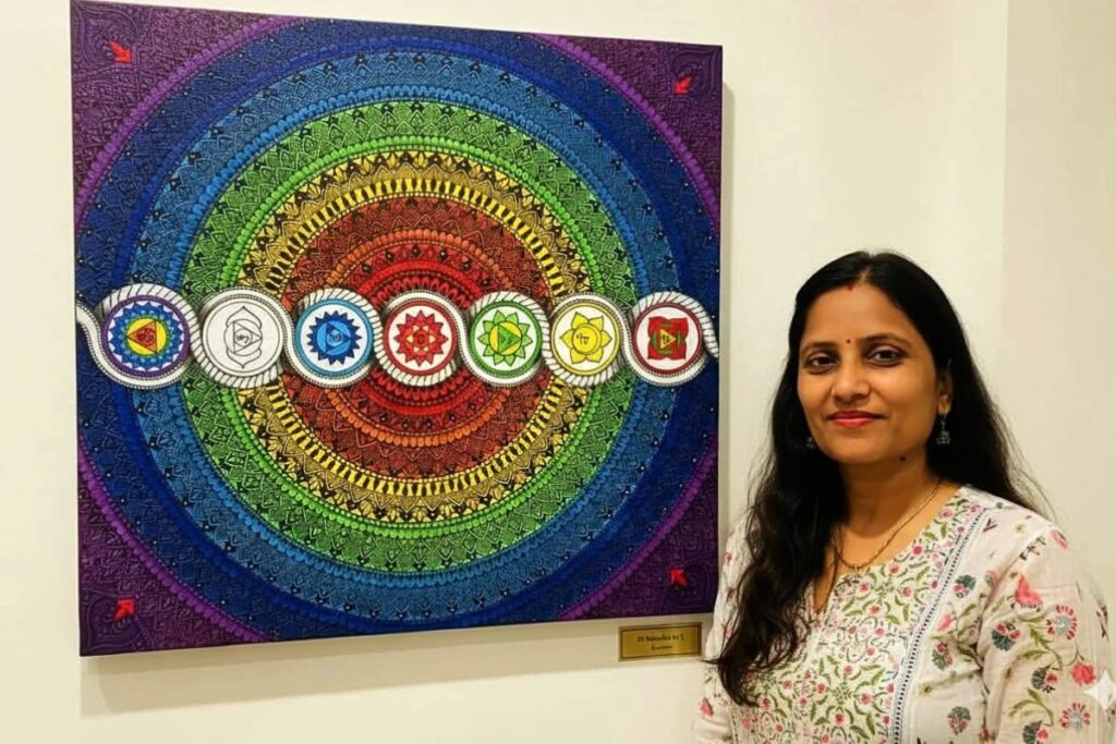 3D Mandala Art of 7 Chakras