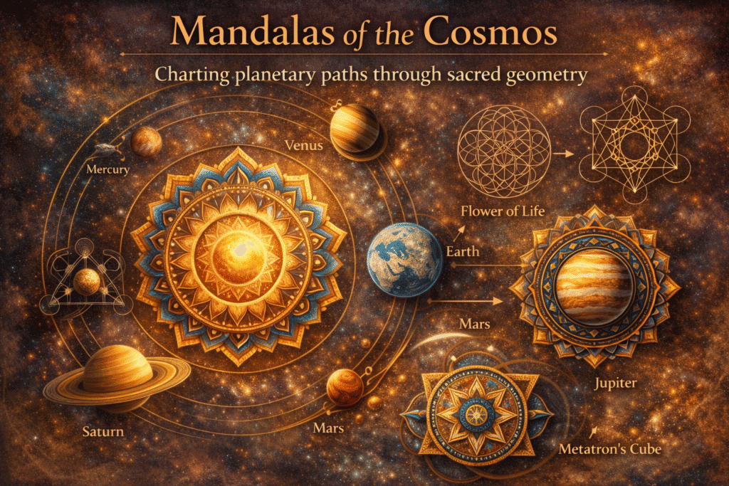 Mandalas of the Cosmos Charting planetary paths through sacred geometr