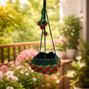 Cherry Blossom Hanging Basket