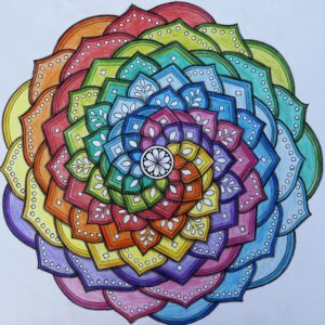 Colourful 3D Mandala