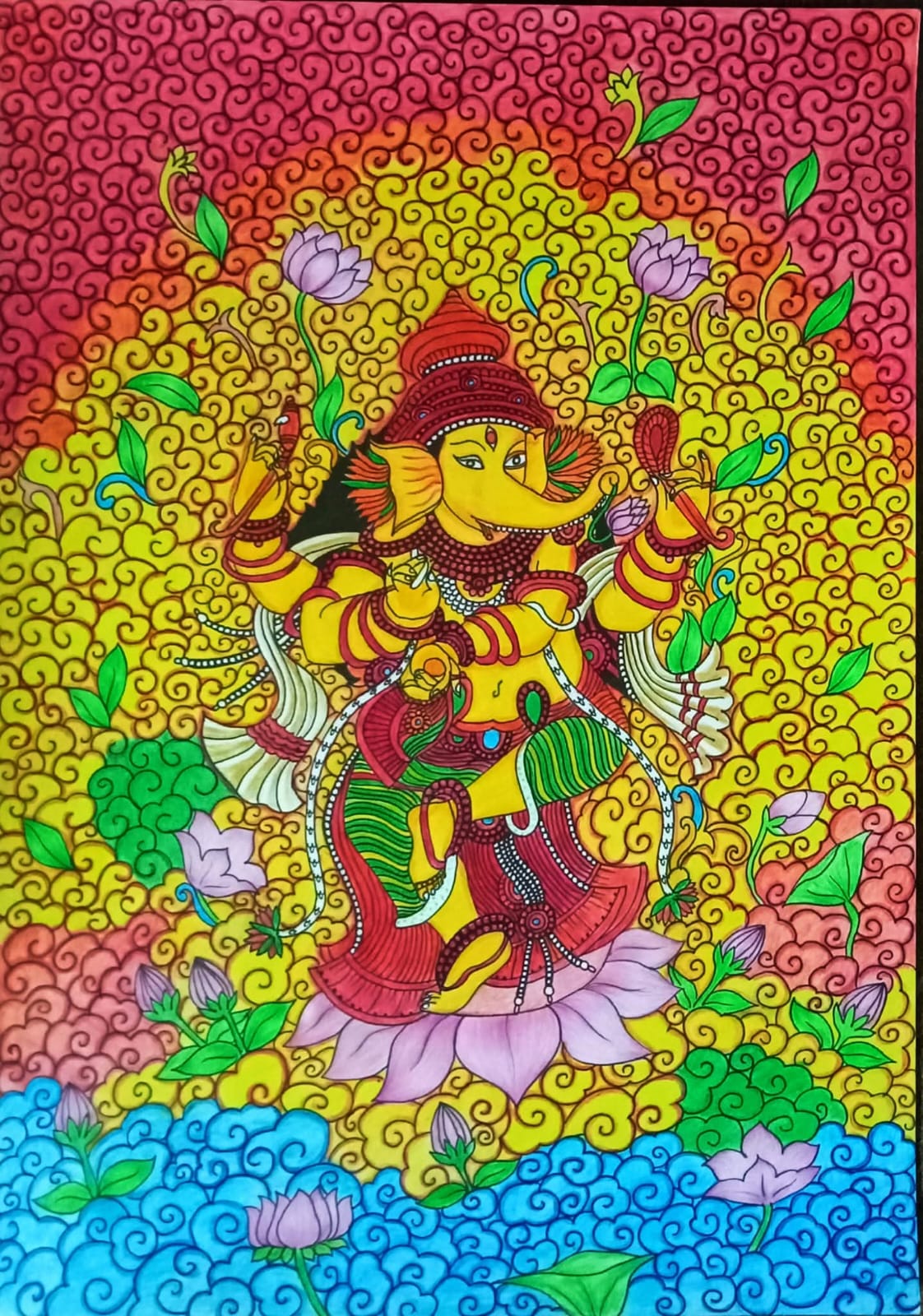 Shri Ganesha Mural - Image 6