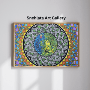 Vighnaharta Prakriti Mandala blends Lord Ganesha’s divine protection with nature-inspired sacred geometry and spiritual harmony.