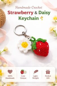 Strawberry Keychain