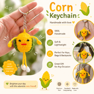 Corn Keychain