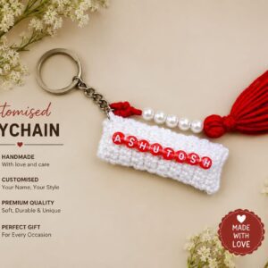 Customized Crochet Keychain