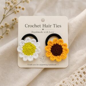 Flower Hair Ties