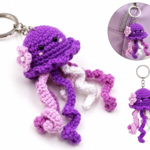 Jellyfish Keychain