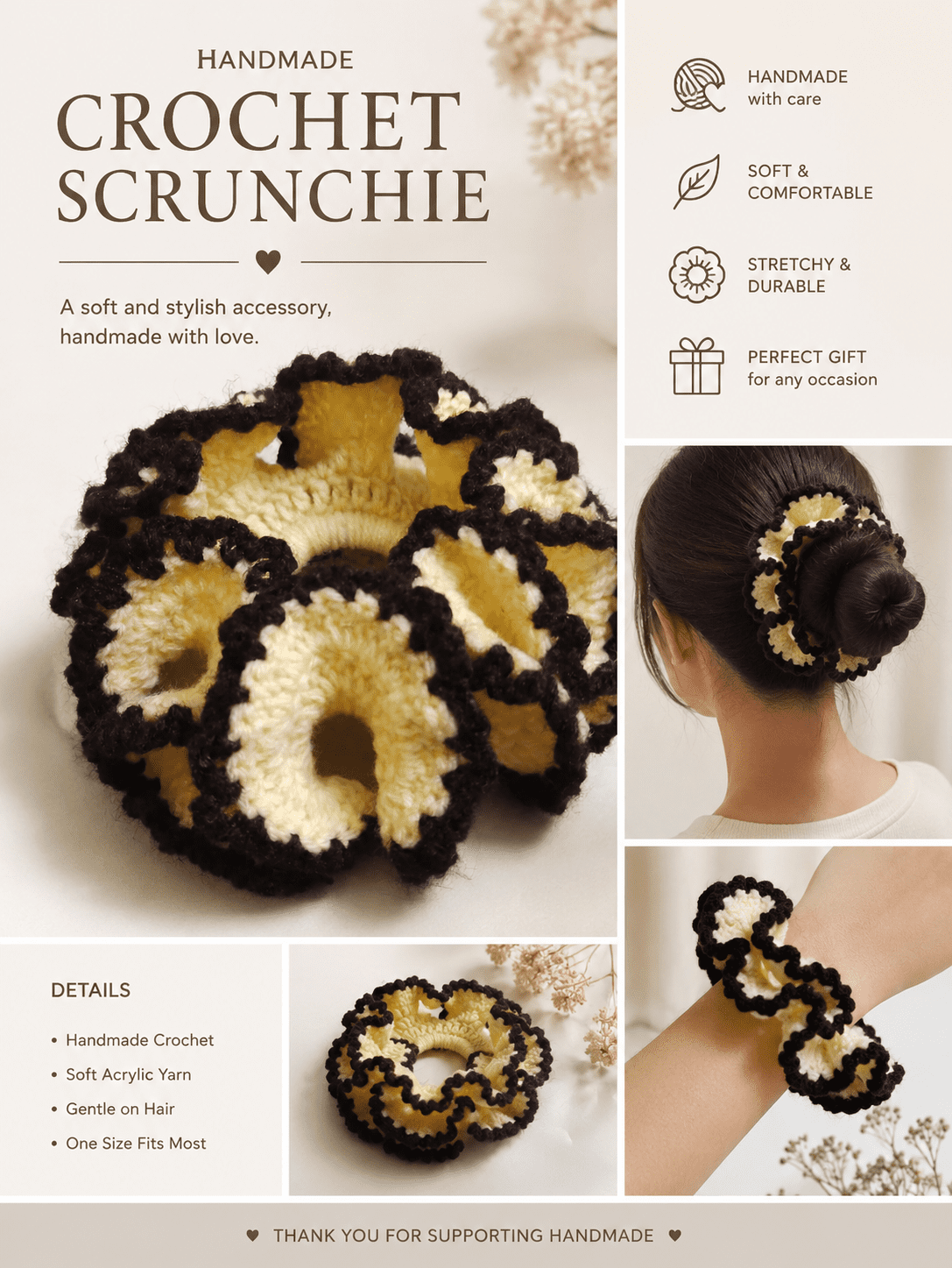Ruffle Ring Scrunchie