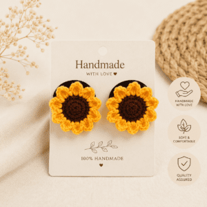 Sunflower Hair Ties