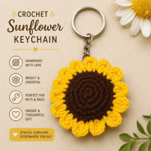 Sunflower Keychain