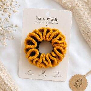 Golden Brown Scrunchie.