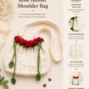 Rose Bloom Shoulder Bag