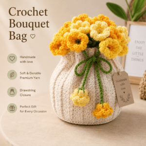 Crochet Bouquet Pouch